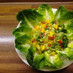 Veggie - mango - salát