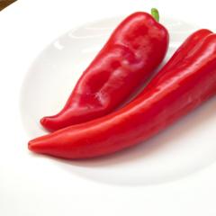 Sladké červené paprika