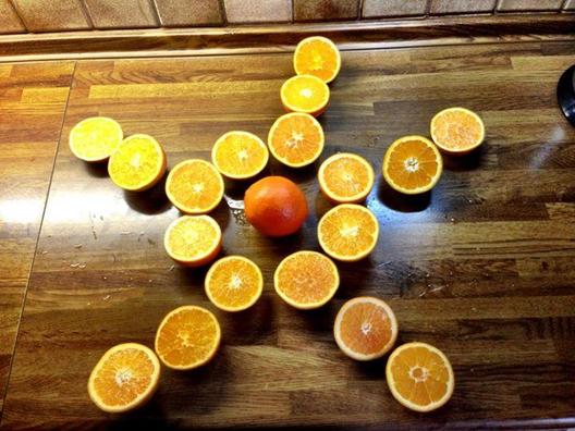 To, co se mi líbí nejvíc na zimním období jsou ... Pomeranče. :)